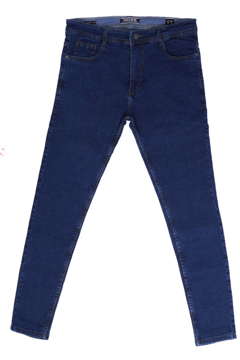 PULL & BEAR SLIM FIT DENIM JEANS | DARK BLUE